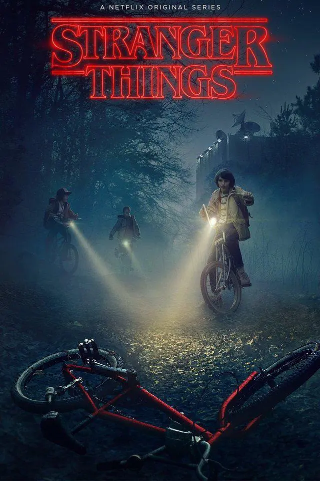Stranger Things font effect preview - 80s retro neon text generator - FontVerse online tool